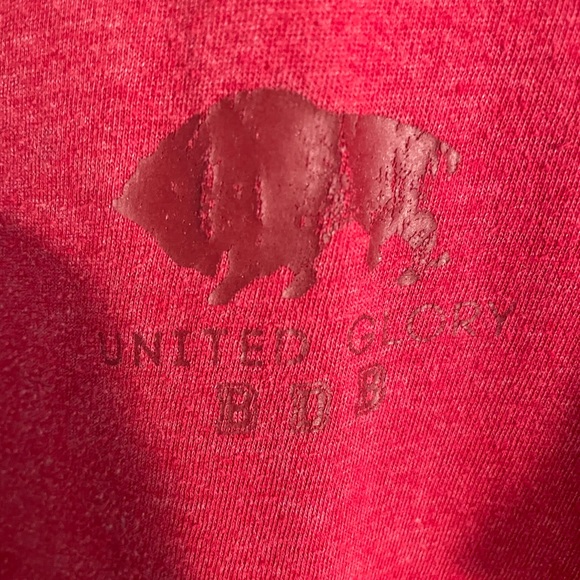Buffalo mens soft red large t-shirt - Picture 2 of 3